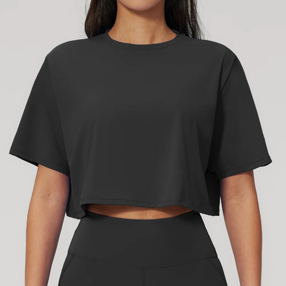 Women Yoga Sports T-Shirt