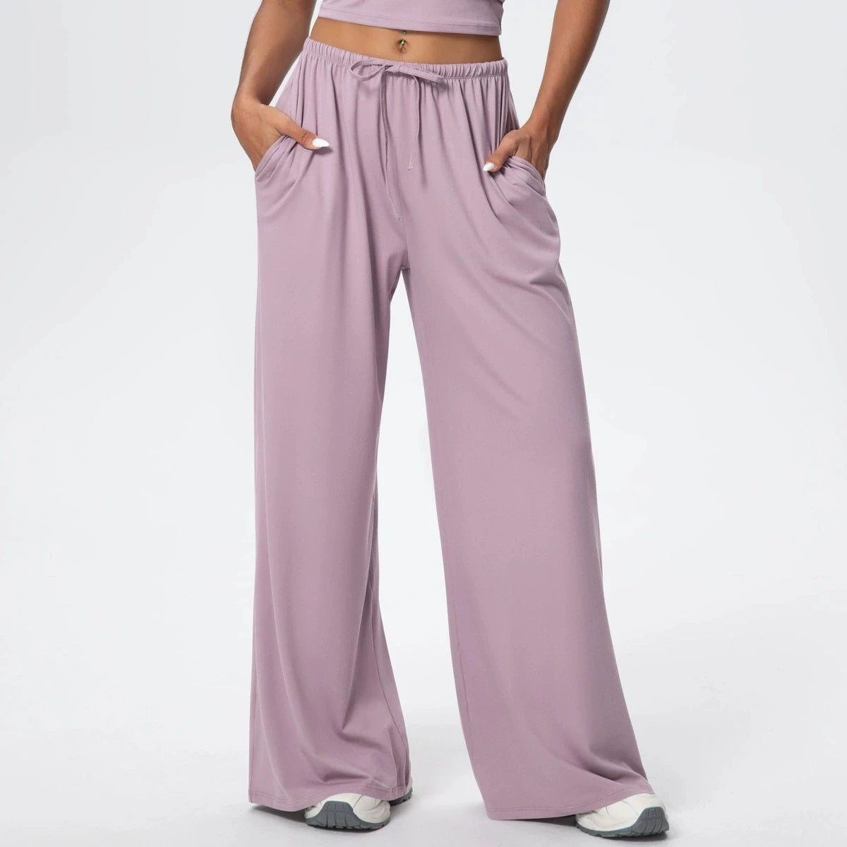 Side Pocket Loose And Casual Sports Pants