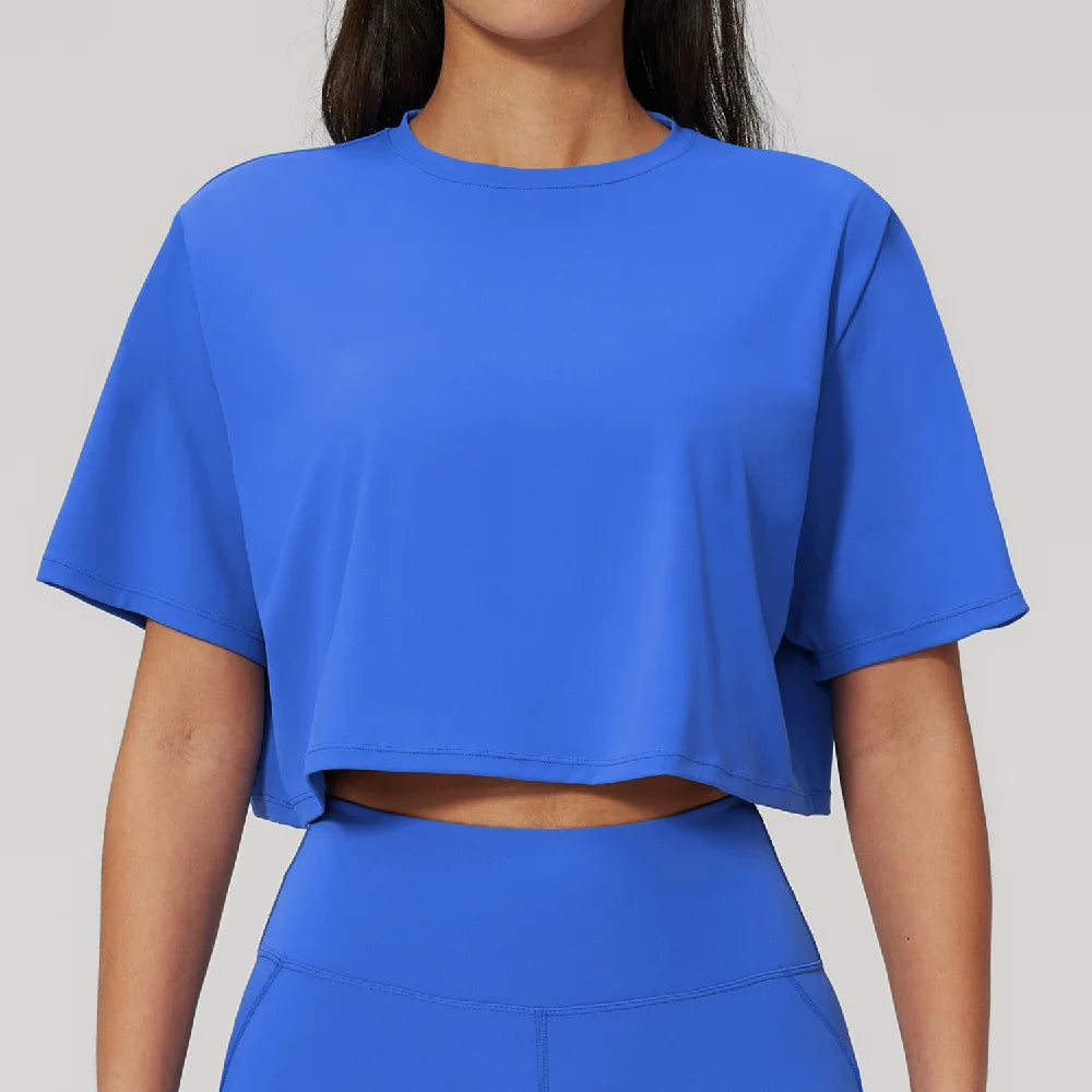 Women Yoga Sports T-Shirt